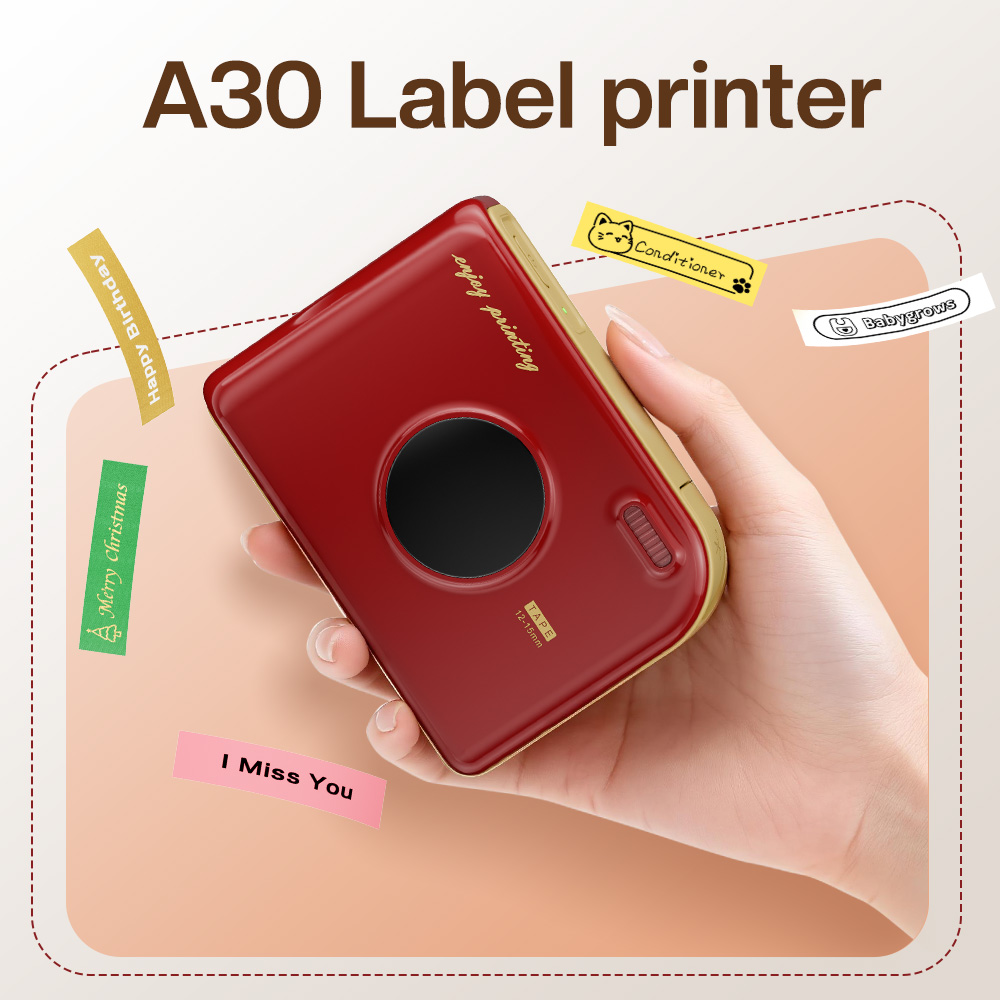 Commercial Photo Printer - Phomemo A30 Label Printer Mini Printer