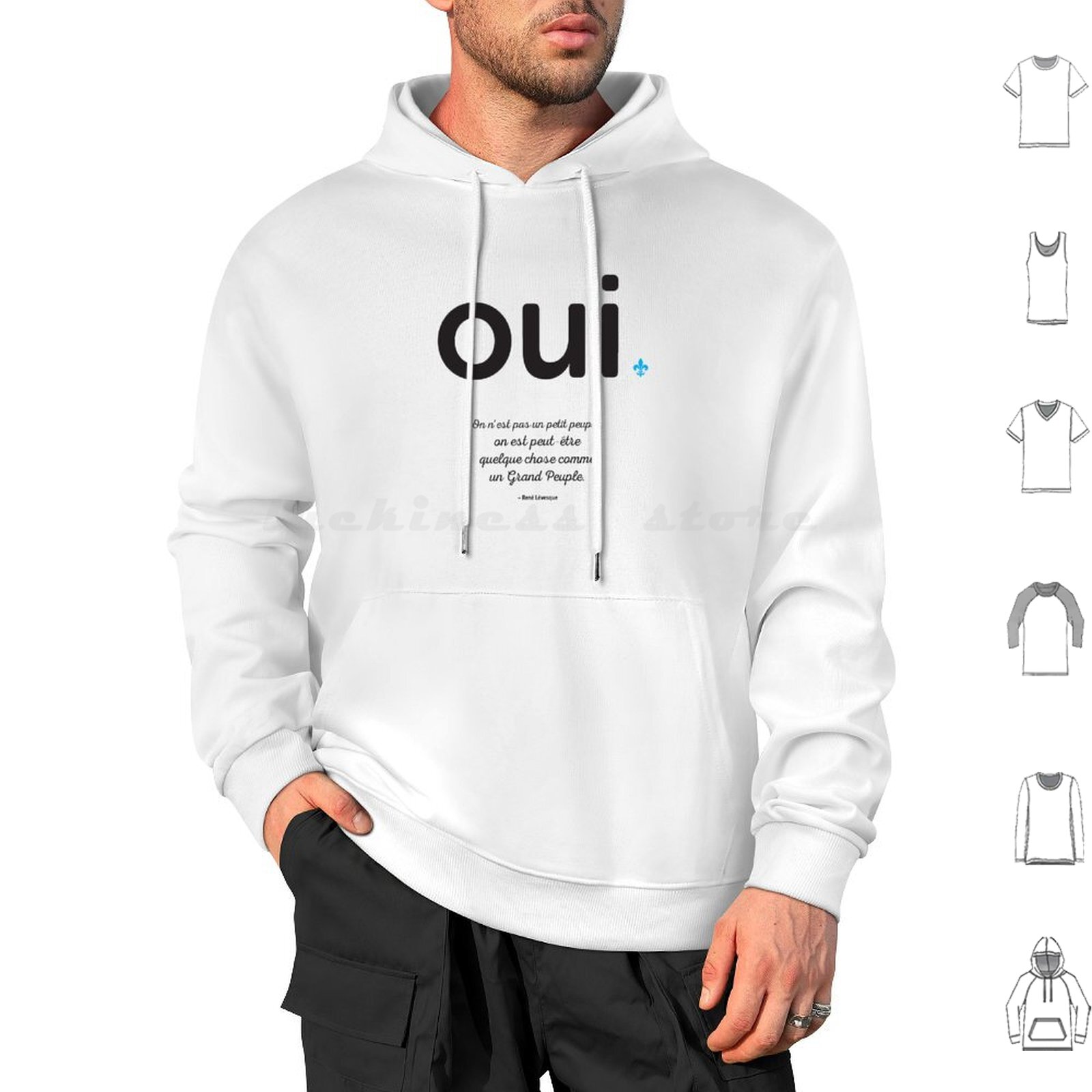 Printing Qc - Québec René Lévesque Quote Grand Peuple