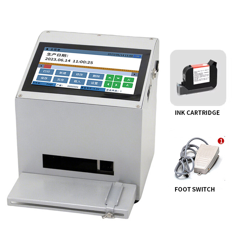 Commercial Photo Printer - Static Inkjet Printer, 12.7MM, 7-inch Screen,