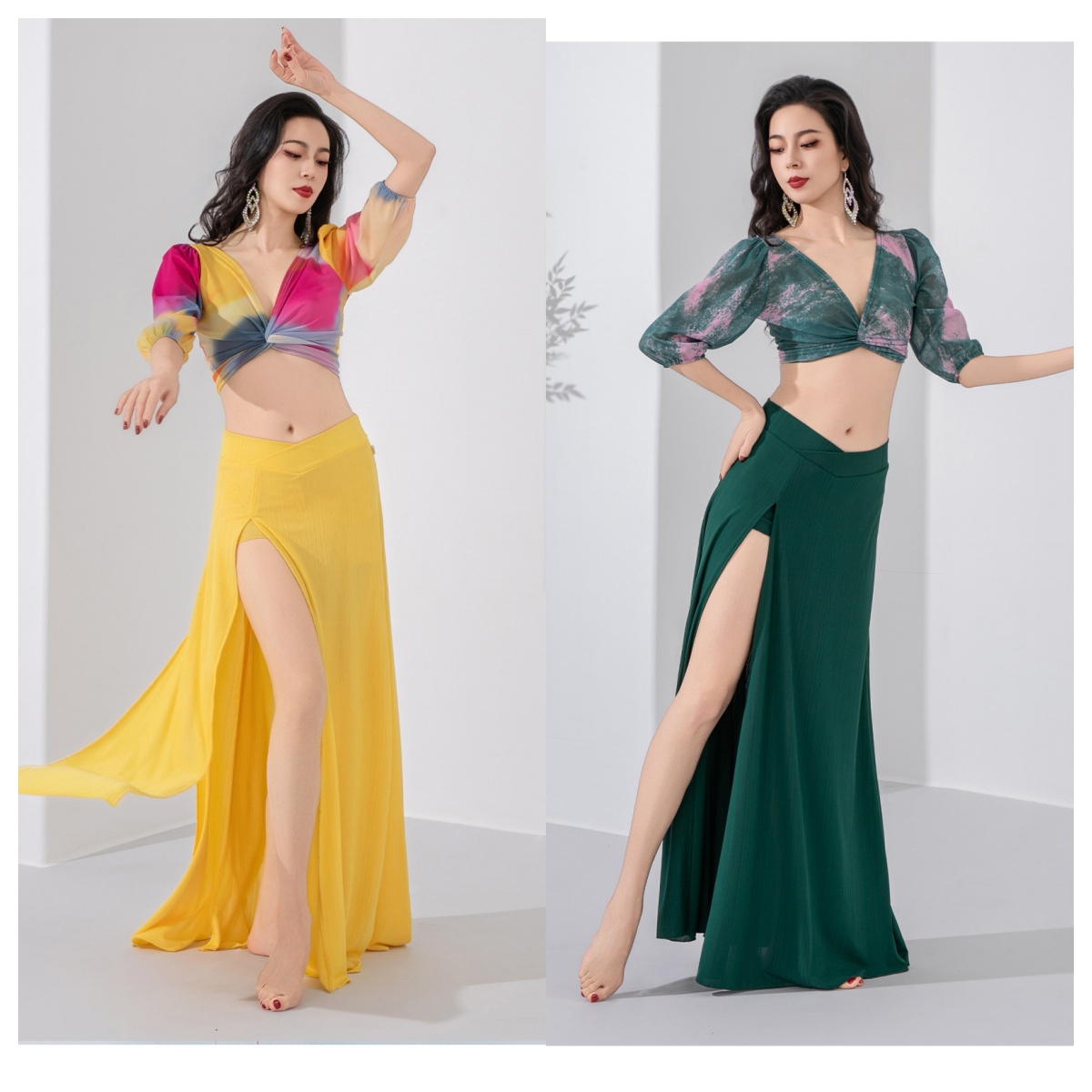 Printing Qc - New Women's Belly Dance Practice Costume