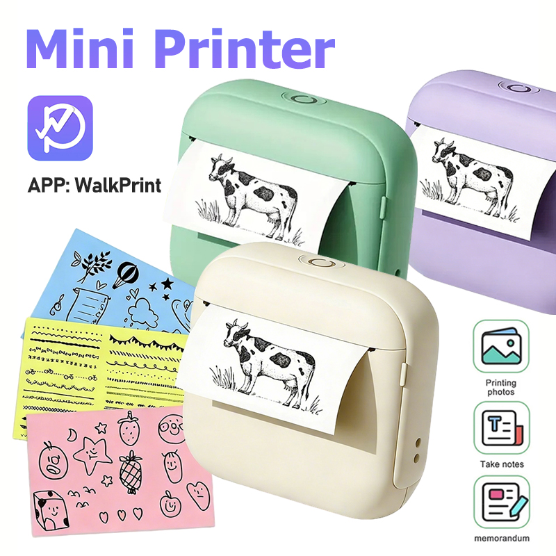 Commercial Photo Printer - X6 Mini Portable Printer No Ink