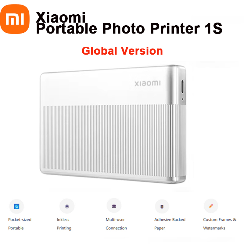 Commercial Photo Printer - Xiaomi Pocket Photo Printer 1s Wireless