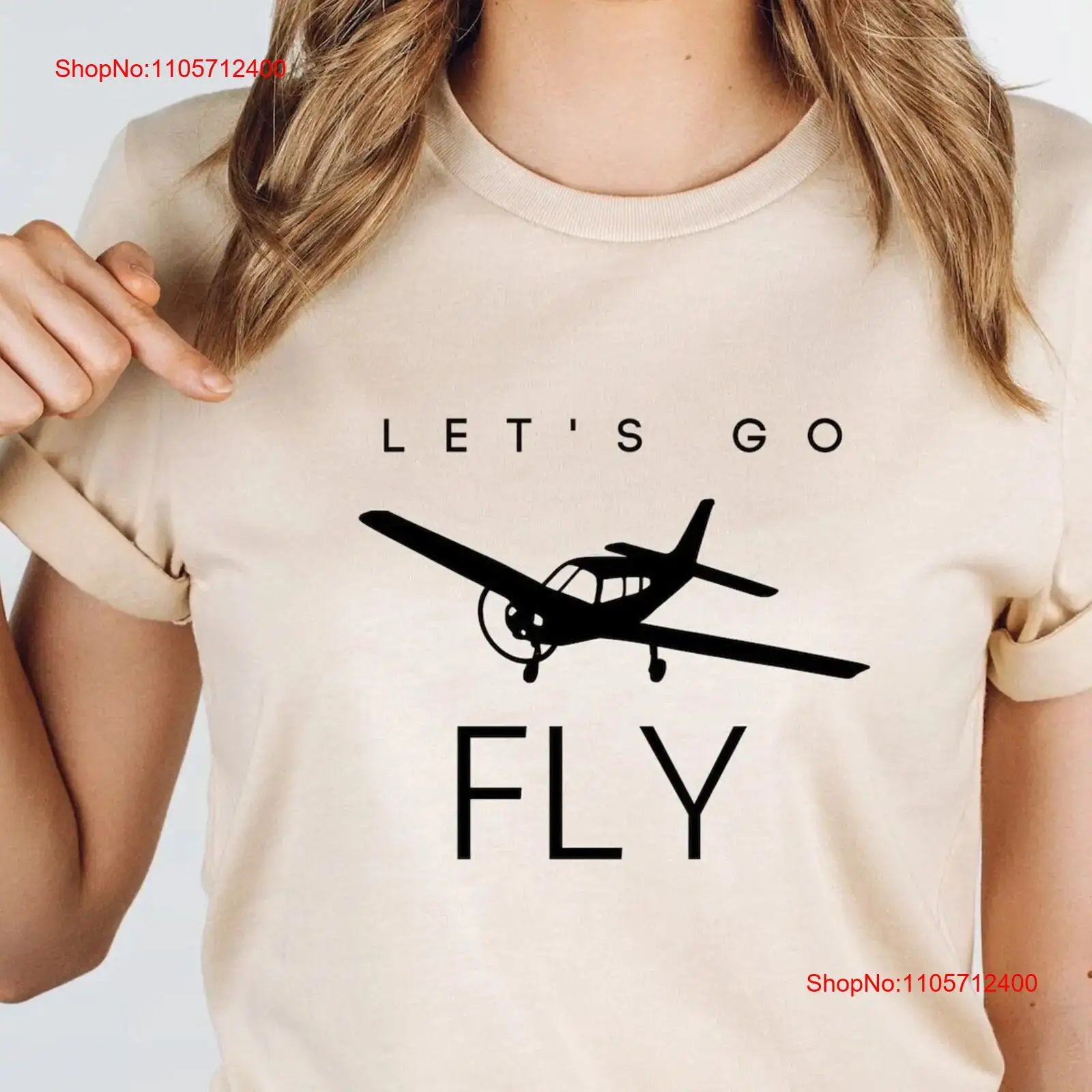 Lets Go Fly Low Wing Airplane  - đánh giá và giá Commercial Shirt Printing