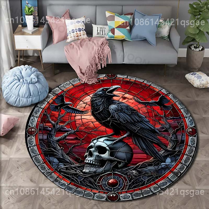 Multiple sizes Raven skull the - đánh giá và giá Commercial Glass Printing