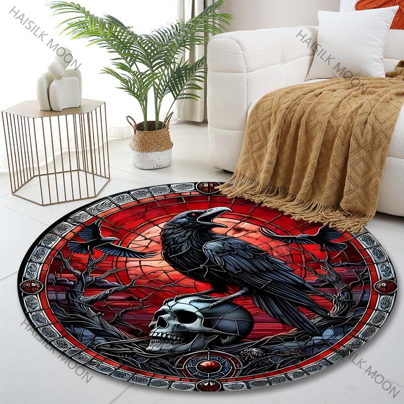 Multiple sizes Raven skull the - đánh giá và giá Commercial Glass Printing