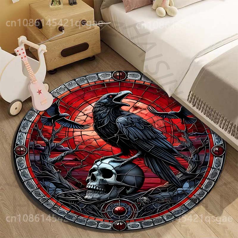 Multiple sizes Raven skull the - đánh giá và giá Commercial Glass Printing