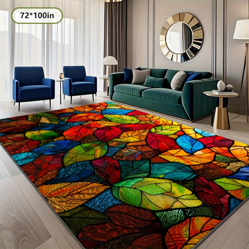 VIKAMA Stained Glass Leaf Prin - đánh giá và giá Commercial Glass Printing
