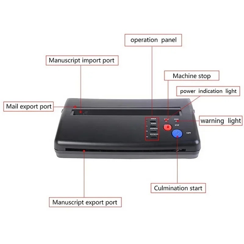 Tattoo Transfer Machine Stenci - đánh giá và giá Commercial Photo Printer