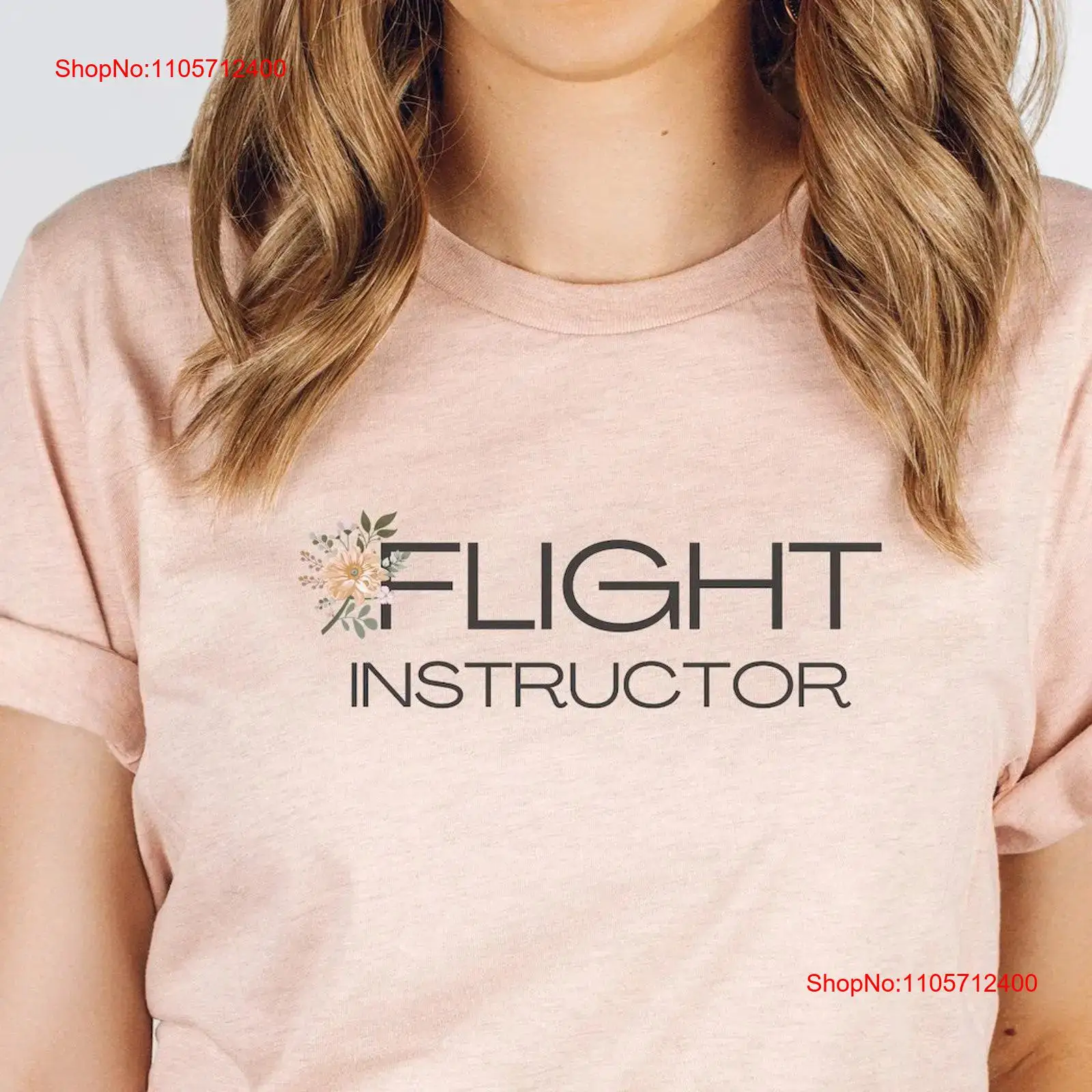 Floral Flight Instructor T Shi - đánh giá và giá Commercial Shirt Printing