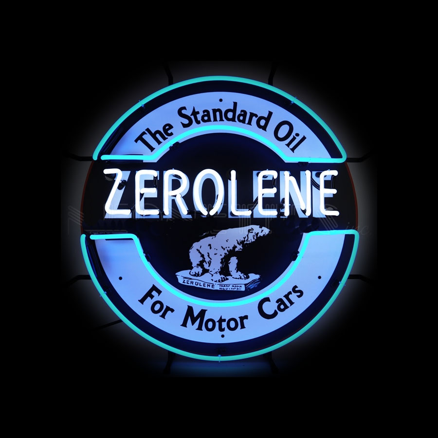 NEON SIGN For Zerolen Standard - đánh giá và giá Commercial Glass Printing